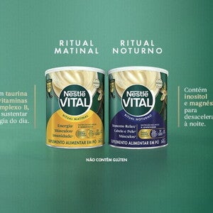 Nutrição agora, vitalidade sempre. Se cuidar é Vital.