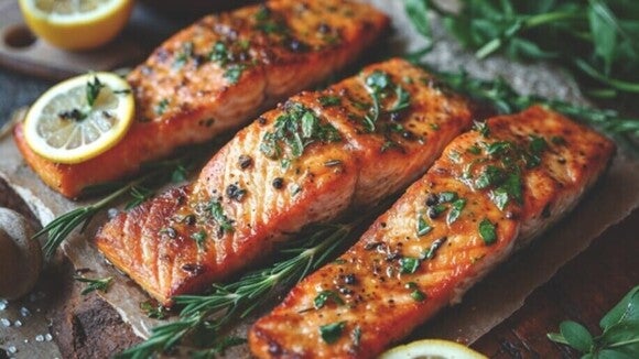 Peixe com limão, alimentos ricos em ferro, vitamina C para melhor absorver ferro